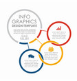 infographic design template with place for your vector image