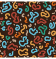 color worm pattern vector image
