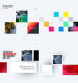 abstract design colourful elements vector image