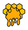honey icon vector image