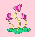 psychedelic mushrooms icon vector image