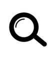 magnifying glass ui icon or search button vector image