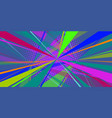 colored triangular rays disco background retro vector image vector image