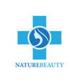 beauty care logo vector image
