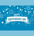 israel independence day poster design vector image