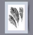 printable wall art poster set vector image