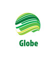 logo globe vector image vector image