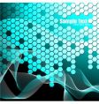 abstract blue background vector image vector image