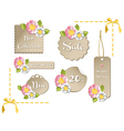 happy spring sale tag collection vector image