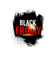 black friday sale banner weekend discount offer vector image vector image