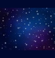 abstract cosmos background with stars vector image vector image