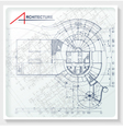 architecture plans vector image