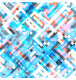 blue colored pixels seamless pattern vector image