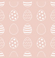 easter eggs seamless pattern background vector image
