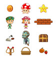 game sprites element vector image