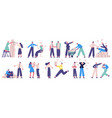 angry bosses office business team adverse vector image