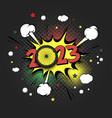happy new year 2023 and bike wheel vector image