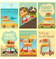 travel posters set vector image vector image