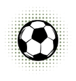 soccer comics icon vector image