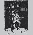space journey poster vector image