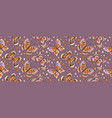 70s 60s butterfly seamless puttern vector image vector image