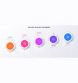 modern infographic template vector image
