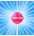 realistic sweet lollipop candy background vector image