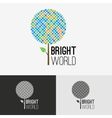 tree bright logo concept vector image