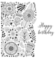 made of flowers and herbs vector image