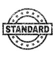 scratched textured standard stamp seal vector image