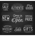hand drawn lettering slogans for retail vector image