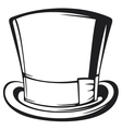 top hat vector image vector image