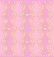 royal pink pattern vector image vector image