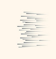 set speed lines vector image