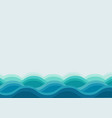 blue water background seamless ripples vector image vector image