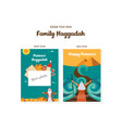 passover haggadah design template- haggadah book vector image