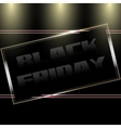 black friday door plate vector image vector image