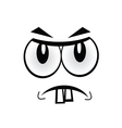 funny face vector image