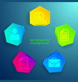 infographic business template vector image