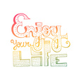inspirational quote vector image