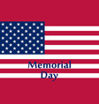 memorial day in the united states vector image
