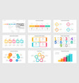 modern infographic template vector image