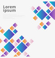 abstract blue pink yellow gradient color square vector image vector image