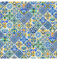 watercolor traditional maiolica seamless pattern vector image