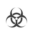 biohazard symbol sign vector image vector image