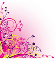 grunge floral backgrounds vector image