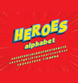 comic font vector image