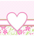 template greeting card vector image