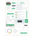 ui kit for mobile 01 vector image