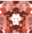 pattern abstract red tone color vector image